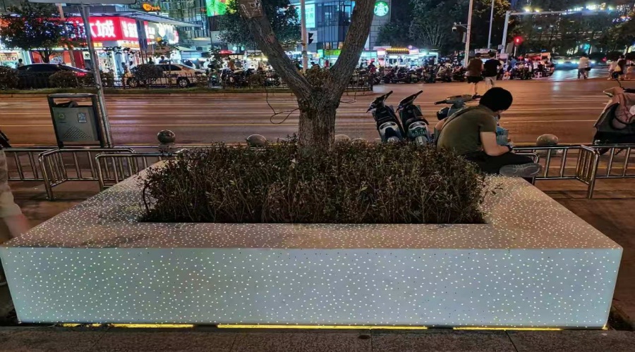 湖南長(zhǎng)沙GRC透光坐凳定制選擇飾紀(jì)上品GRC廠家