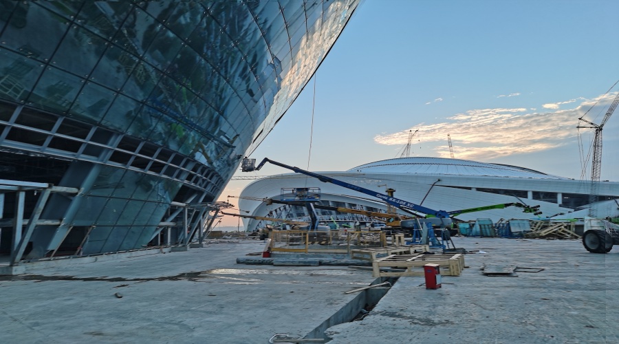 廈門新體育中心比賽館選擇飾紀上品GRG材料肯定不會錯