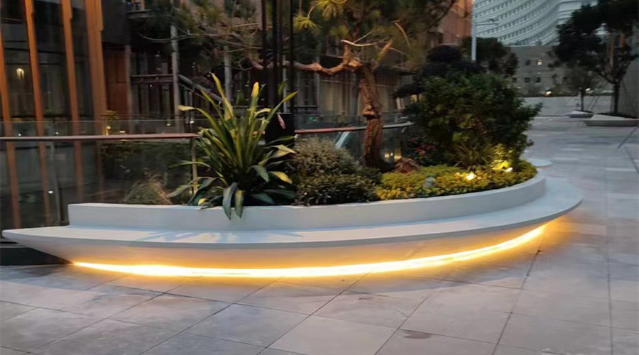 珠海博創(chuàng)總部大廈GRC坐凳項(xiàng)目 珠海博創(chuàng)總部大廈GRC坐凳項(xiàng)目