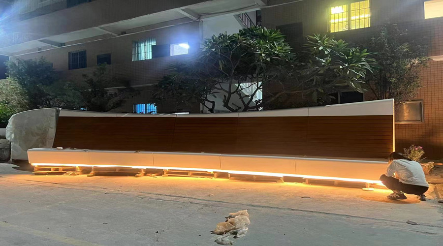 UHPC樹池坐凳 UHPC樹池坐凳