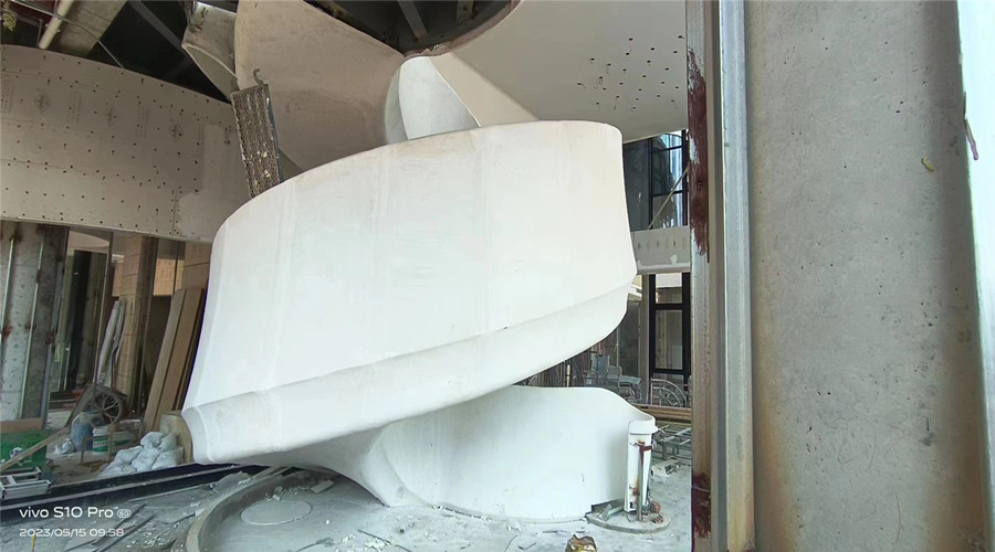 深圳卓越GRG旋轉樓梯定制項目 深圳卓越GRG旋轉樓梯定制項目