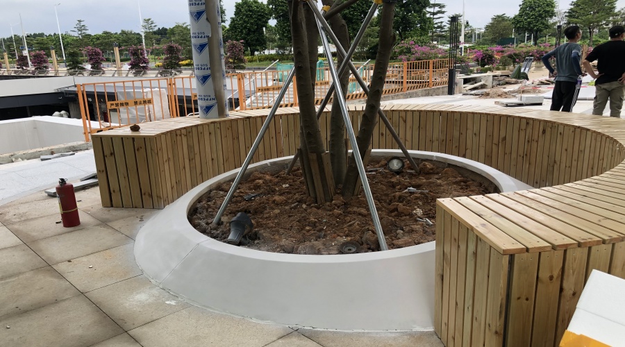 佛山云智匯GRC花池坐凳項(xiàng)目 佛山云智匯GRC花池坐凳項(xiàng)目