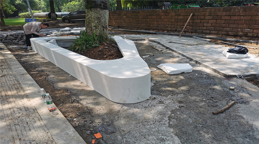 UHPC樹池坐凳 UHPC樹池坐凳