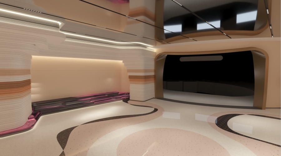 GRG背景墻造型 GRG背景墻造型