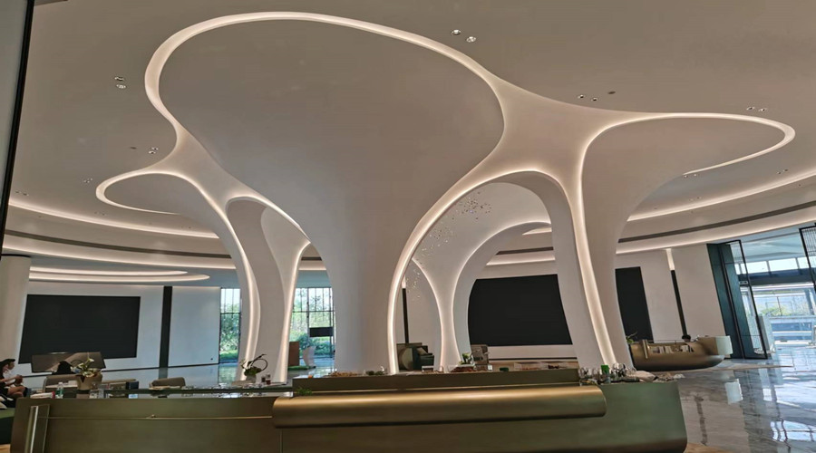 GRG柱子裝飾效果