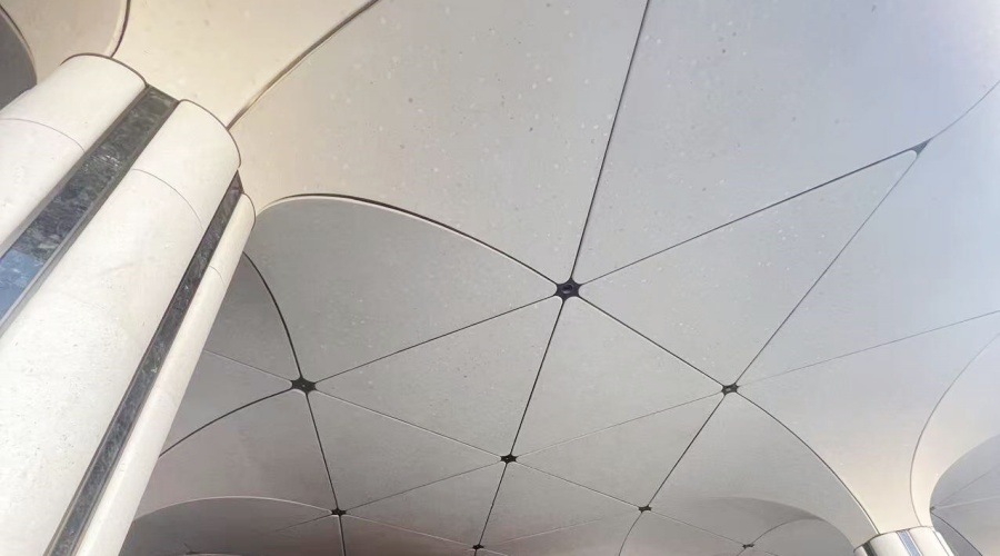 福建紫陽隱翠公館UHPC門頭柱子造型工程 福建紫陽隱翠公館UHPC門頭柱子造型工程