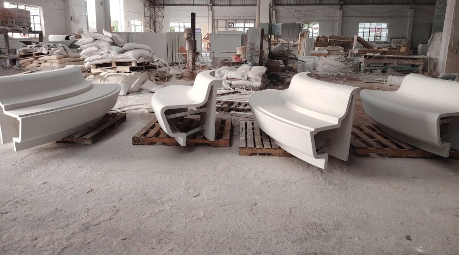 福建紫陽隱翠公館UHPC坐凳 福建紫陽隱翠公館UHPC坐凳