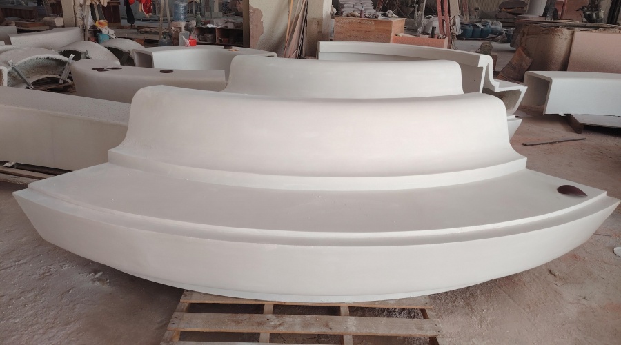 福建紫陽隱翠公館UHPC坐凳 福建紫陽隱翠公館UHPC坐凳