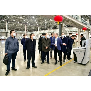 國家統計局副局長藺濤蒞臨海克斯康智慧產業園調研